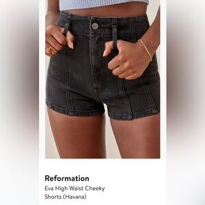Reformation Eva High Waist Cheeky Shorts